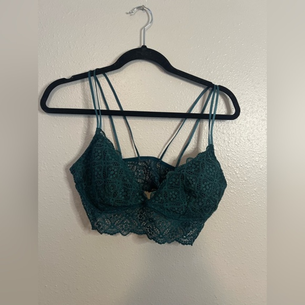 Auden teal lace Bralette